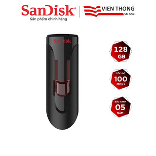 Usb 3.0 sandisk cz600 128gb cruzer glide tốc độ upto 100mb/s - hãng phân phối chính thức