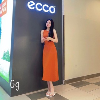 đầm ba lỗ gân sát nách dáng xòe nhẹ ảnh thật đủ màu cực sang