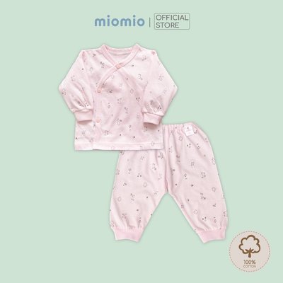 Áo Cài Lệch, Bộ Quần Áo Cài Lệch Dài Tay Sơ Sinh MIOMIO - Cho Bé Trai, Bé Gái (Từ 0-3M), Vải Cotton