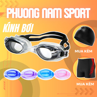 Kính bơi FOG nam nữ chống tia UV, kính bơi cao cấp chống nước,chống sương kèm hộp