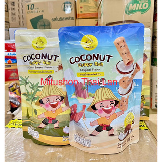 Bánh Cuộn Dừa Thái Lan – Crispy Coconut Roll gói 70gr