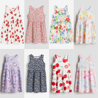 Váy bé gái H&M, chất liệu cotton mềm mát