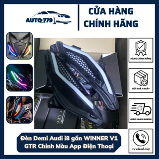  Đèn Demi Audi i8 gắn WINNER V1 GTR Chỉnh Màu App Điện Thoại. 