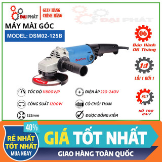 Máy mài góc dongcheng dsm02-125b công suất 1200w đường kính đá mài 125mm không bao gồm đĩa mài