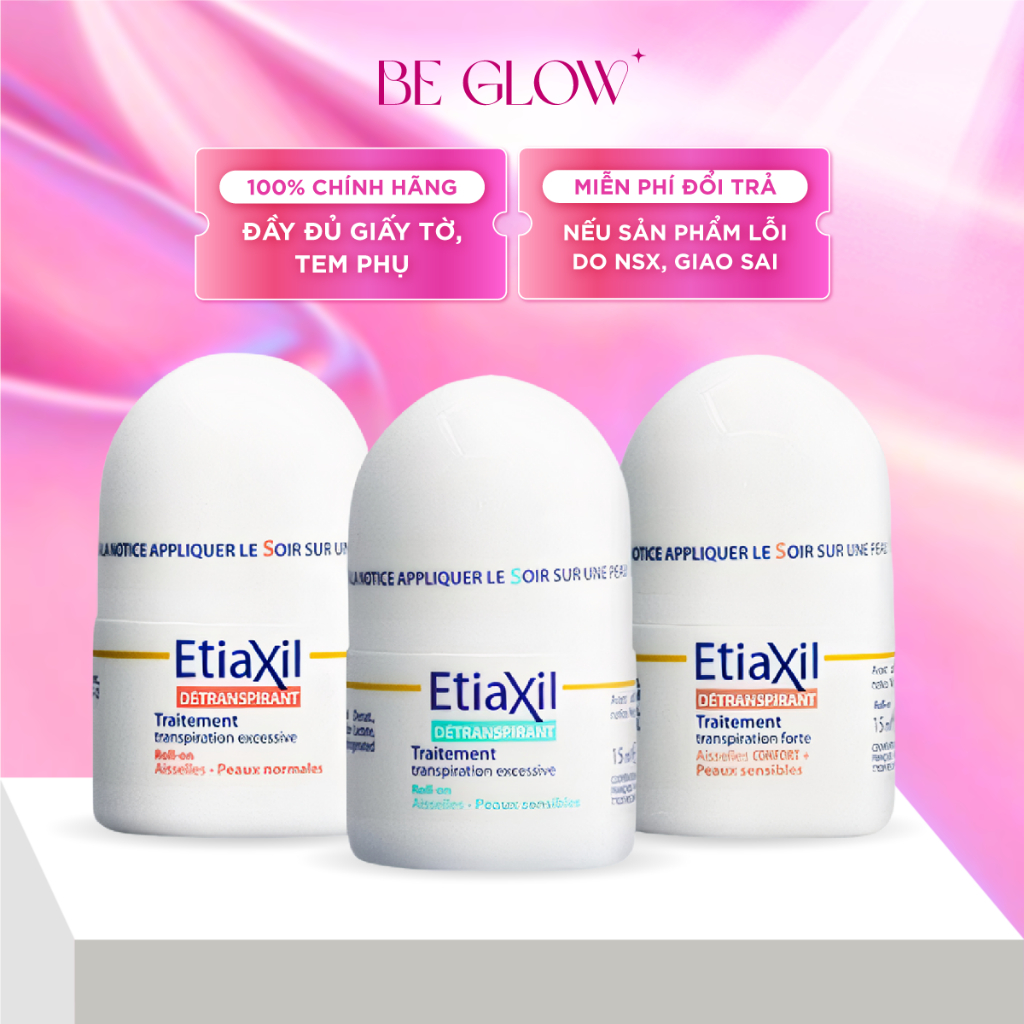 Lăn nách Etiaxil giúp giảm mồ hôi và ngăn mùi 15ml – Be Glow Beauty