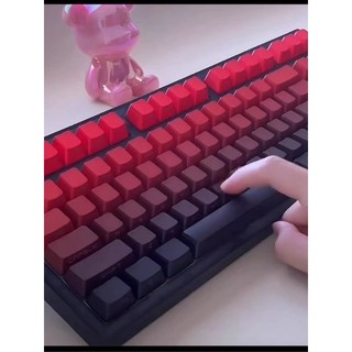 Keycap xuyên led POLARIS, NINJA, GRADIENT mặt trên, side print profile OEM, CHERRY PBT siêu đẹp bàn phím cơ