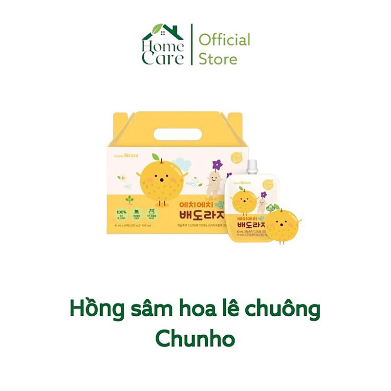 🇰🇷Hồng sâm hoa lê chuông Chunho