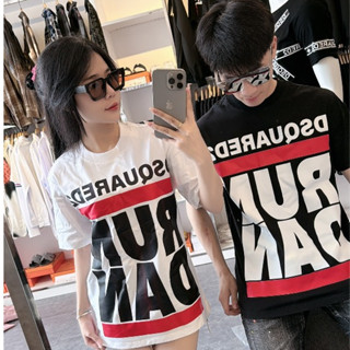 Áo phông DSQ RUN DAN bản mới nhất cao cấp nam nữ-áo thun dsquared2 RUN DAN siêu đẹp trend 2024