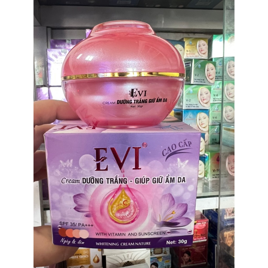 [HCM]Kem Evi trắng da giữ ẩm 30g