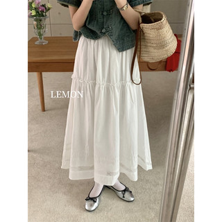  Chân váy midi ĐŨI LÌ phối REN dài 85cm