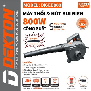 Máy thổi bụi Dekton DK-800EB 800W