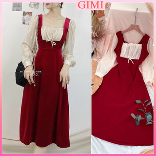 💕ĐẦM MIDI XOÈ PHỐI TAY VOAN TIỂU THƯ KT💕GIMI (Kèm ảnh thật)