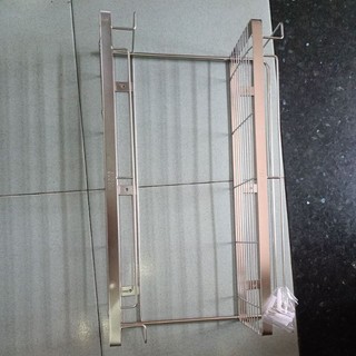 Kệ gia vị 2 tầng inox 304 treo tường cao cấp