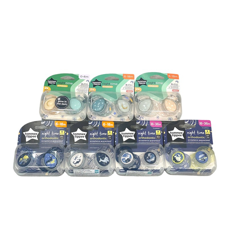 SET 2 TY NGẬM TOMMEE TIPPEE NIGHT TIME