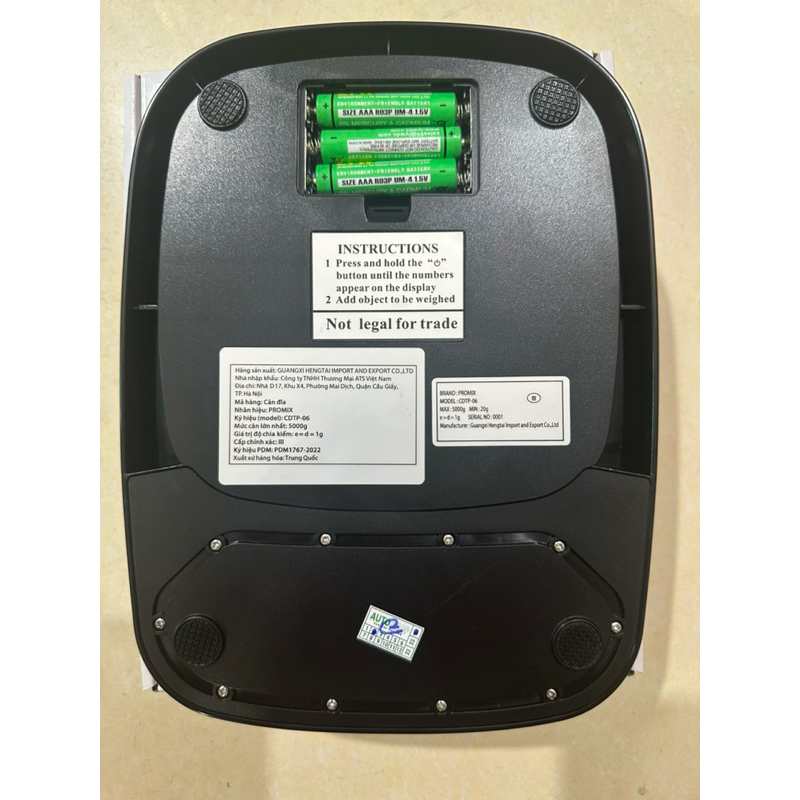 Cân điện tử Promix CDTP-06 - Hàng chính hãng