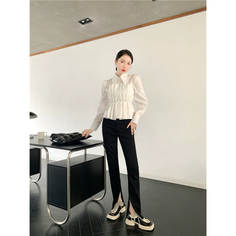 Áo sơ mi dài tay phối xếp ly tạo kiểu ( SM008) | BigBuy360 - bigbuy360.vn