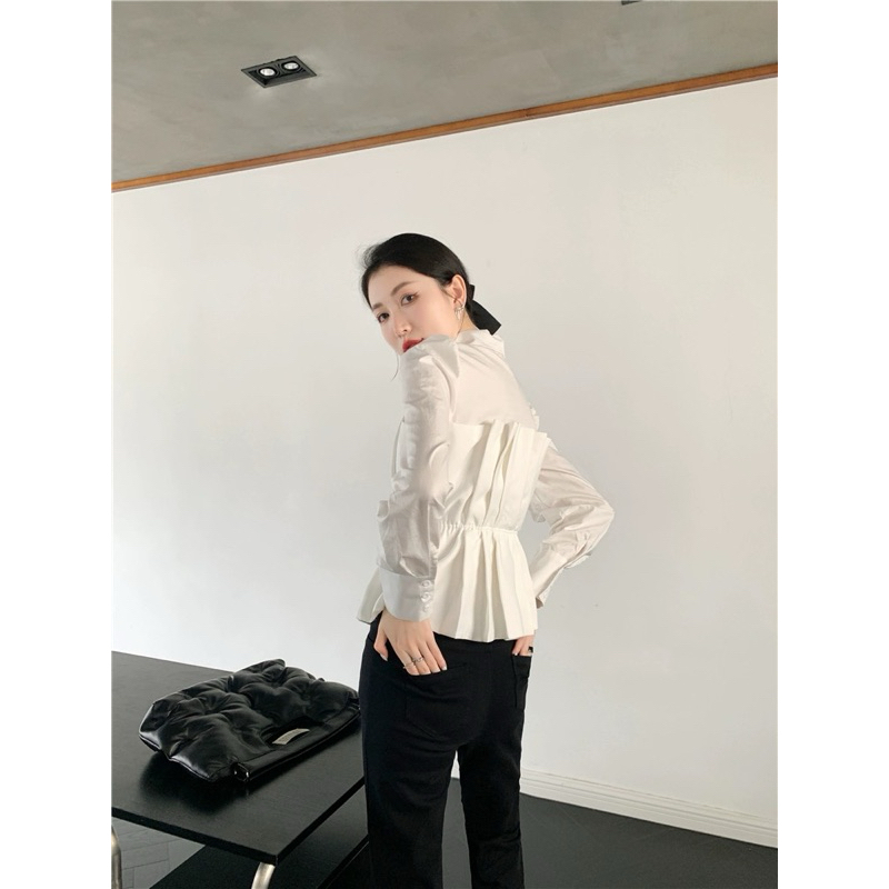 Áo sơ mi dài tay phối xếp ly tạo kiểu ( SM008) | BigBuy360 - bigbuy360.vn