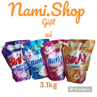 💥Túi Nước Giặt BinKy2 màu ngát hương siêu sạch bảo vệ máy giặt date mới .