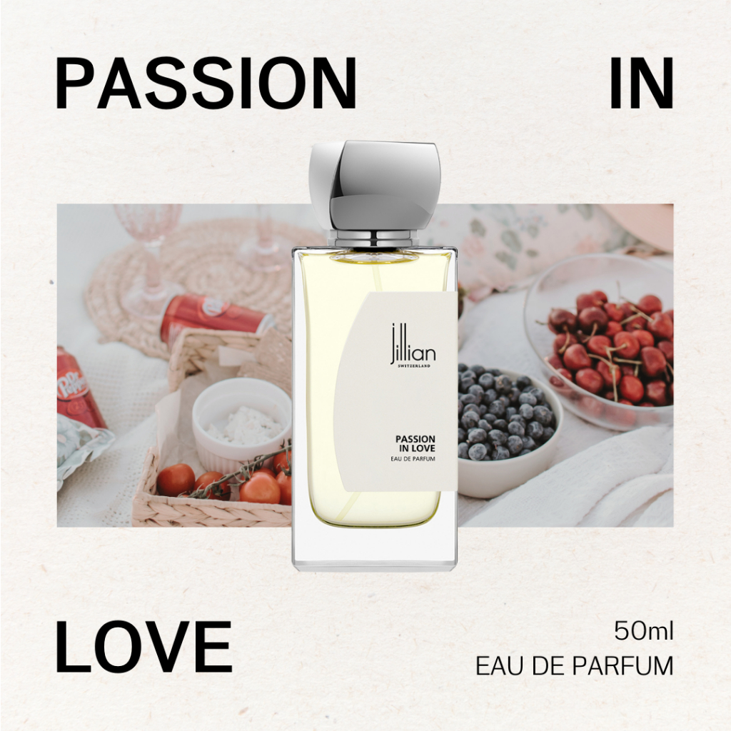 Nước hoa Jillian Nữ PASSION IN LOVE 50ml - ngọt ngào, trong trẻo, cuốn hút