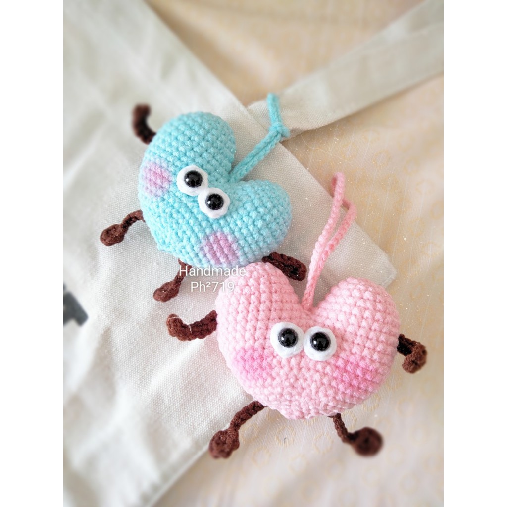 MÓC KHOÁ TRÁI TIM Handmade