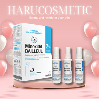 Xịt mọc tóc minoxidil 2% pháp, giảm rụng tóc và kích thích mọc tóc.