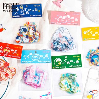 Túi 45 sticker PET động vậy Mo-card