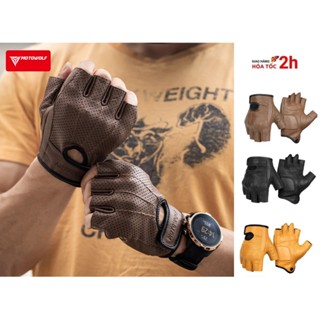 Găng tay da Motowolf cụt ngón MDL0342B