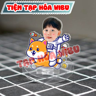 Standee Lắc Lư Lật Đật Acrylic In Theo Yêu Cầu Ghép Mặt Cute Chibi Quà Tặng Cho Các Bé Bạn Bè Phụ Kiện Trang Trí Để Bàn