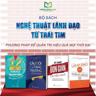 Sách: combo nghệ thuật lãnh đạo từ trái tim