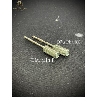 Đầu mài bột mịn oan  toàn đính đá mài móng,mài Gel ,không bị nóng ,Size F và đầu mài phá XC