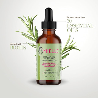 Dầu Dưỡng Dài Tóc Mielle Organics Rosemary Mint Scalp & Hair Strengthening Oil