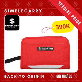 Túi Golf Pouch Cầm Tay SimpleCarry màu D.Red - 골프 파우치 Phụ Kiện Chơi Golf