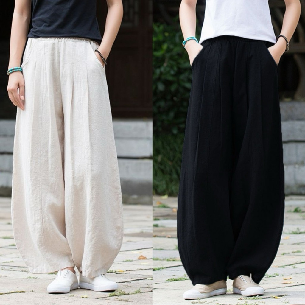 Quần Harem suông rộng lưng chun - 247store - Quandui0918_P10K12