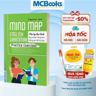 Sách - Mind Map English Grammar Practice Exercises – Bài Tập Thực Hành Ngữ Pháp Tiếng Anh Bằng Sơ Đồ Tư Duy