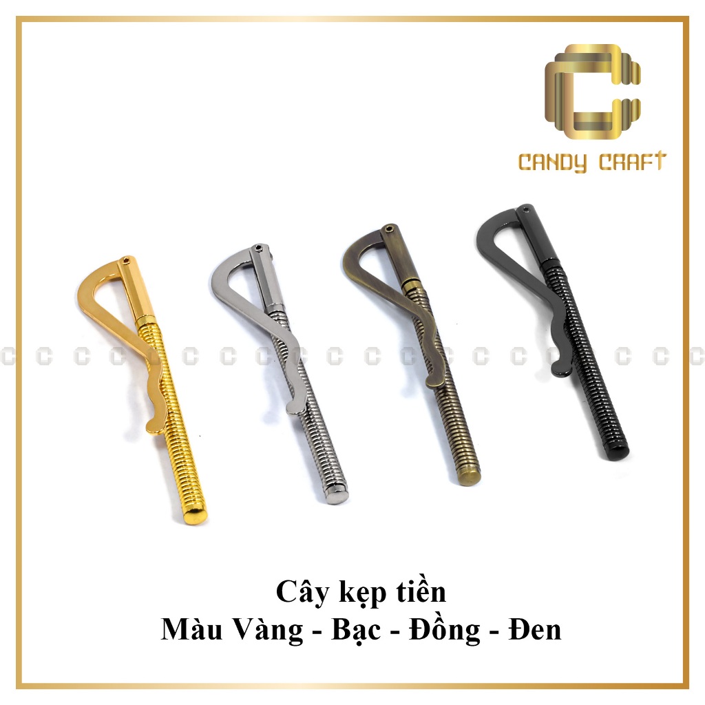 Cây kẹp tiền - phụ kiện làm túi xách