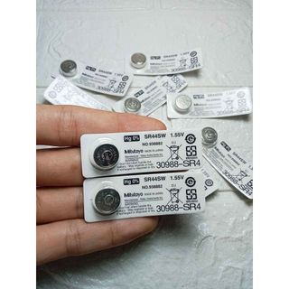 Pin SR44SW 1.55V Nhật mới chính hãng Mitutoyo, cho thướt kẹp điện tử, panme điện tử, đồng hồ so điện tử hãng Mitutoyo