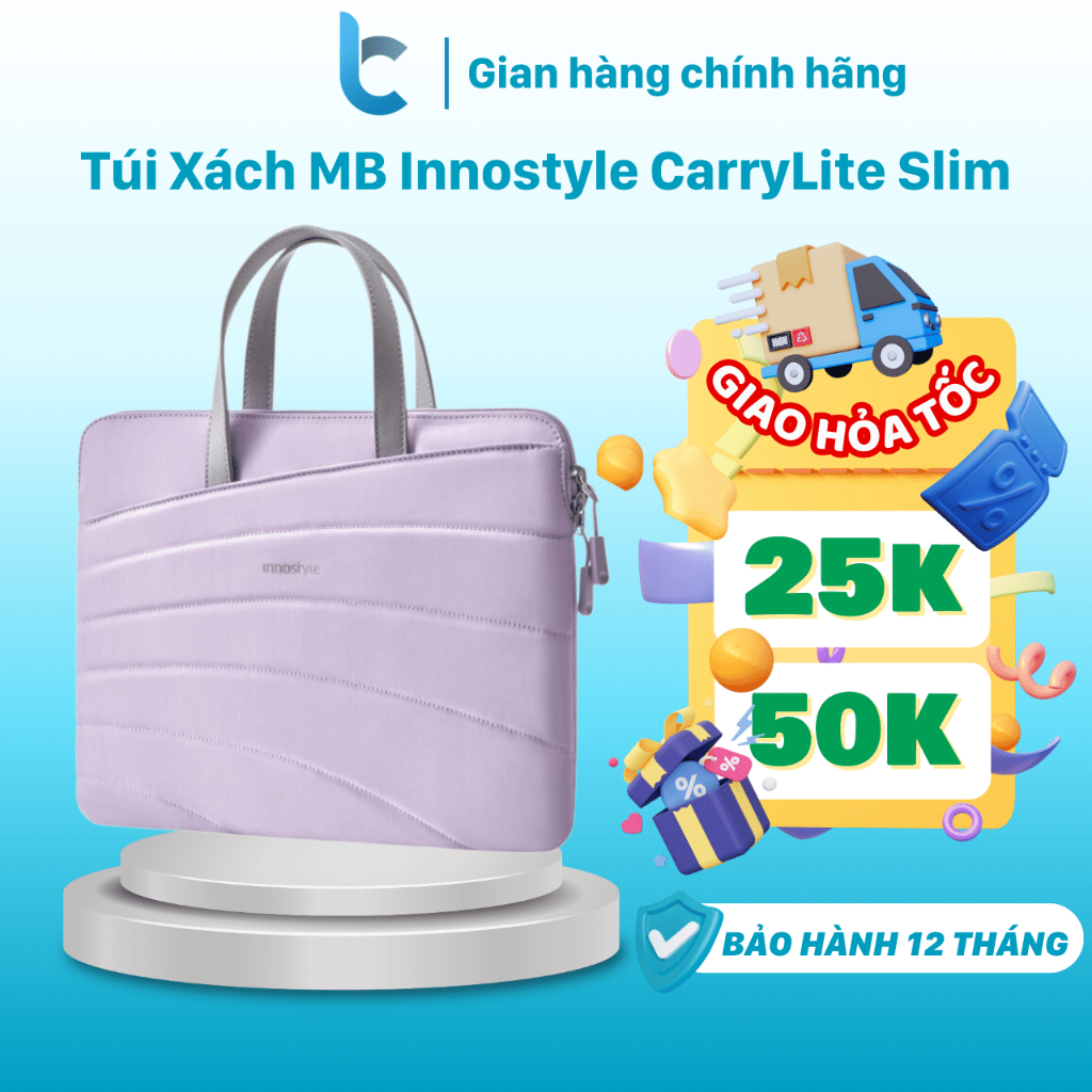 Túi Xách Macbook Innostyle CarryLite Slim Thanh Lịch Sang Trọng Dành Cho Macbook Air/ Pro 13/14inch 