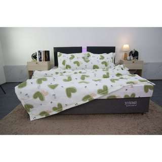 Bộ Ga 4 món Cotton Đũi Tatana mền mịn, thoáng mát