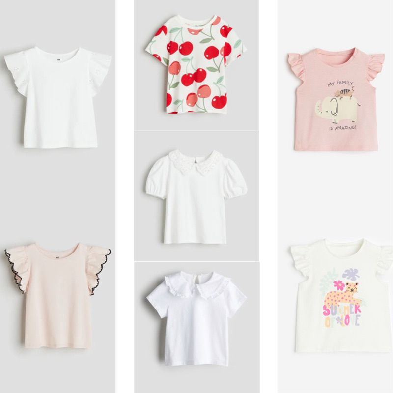 [KIDDO] Áo phông H&M siêu xinh cho bé gái