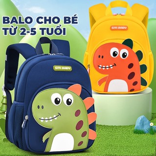 Balo cho bé đi học mẫu giáo mầm non từ 2 đến 5 tuổi 19898KIDS chất liệu mềm mại, hình in 3D dễ thương
