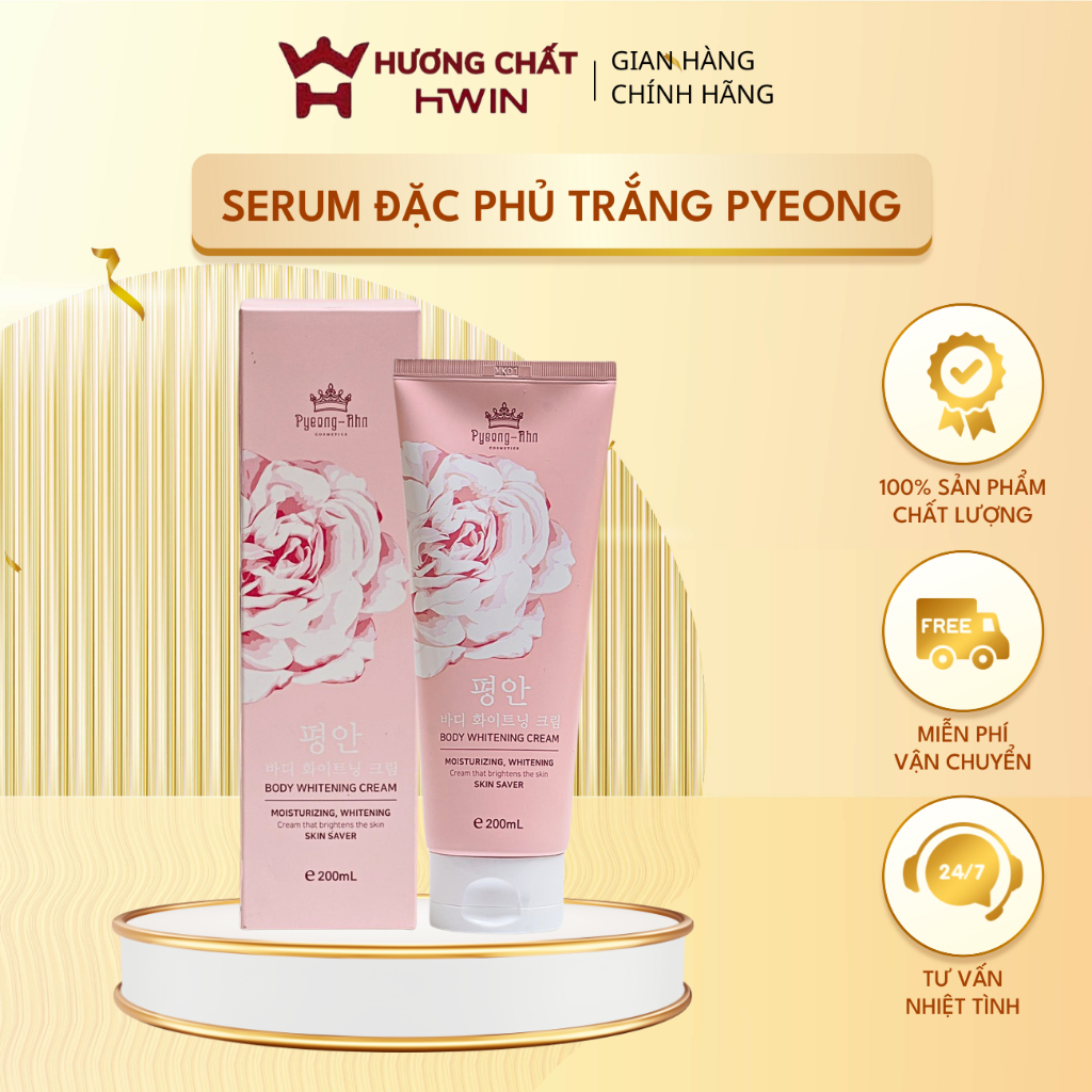 Serum đặc phủ trắng Pyeong Ahn tái tạo tế bào chống lão hóa mờ thâm sạm làn da trắng hồng mềm mại | HƯƠNG CHẤT HWIN