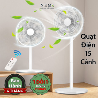 Quạt cây đứng NEMI x CHANGHONG có điều khiển từ xa quay 120 độ