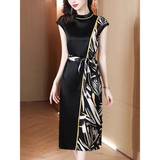 𝗛𝗔̀𝗡𝗚 𝗡𝗛𝗔̣̂𝗣  ĐẦM LỤA PHỐI HOẠ TIẾT CAO CẤP