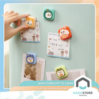 Nút nam châm tủ lạnh GADO cục nam châm cute dính các tờ giấy note nhắc nhở