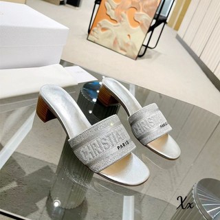 Guốc D đế 5p đính đá fullbox