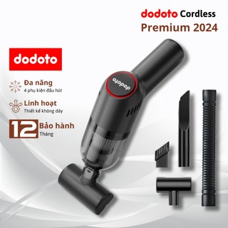 Máy hút bụi cầm tay dodoto mini không dây, hút bụi ô tô, giường nệm công suất 120w