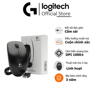 Chuột Logitech B100 - Bảo hành chính hãng 3 năm