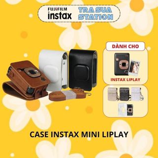CASE BẢO VỆ MÁY CHỤP LẤY LIỀN INSTAX MINI LIPLAY - BAO DA/ TÚI ĐỰNG/ ỐP DÀNH CHO MÁY MINI LIPLAY