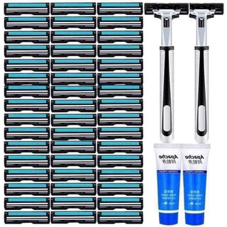 ❤️HOT HOT❤️ SÉT DAO CẠO RÂU KÈM 30 LƯỠI DAO THAY THẾ TIỆN LỢI, ĐA NĂNG