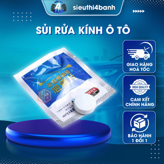 Viên Sủi Rửa Kính Làm Sạch Kính Lái Gạt Mưa Xe Ô Tô, Xe Hơi Pha Với 4l Nước